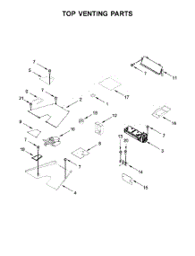 Top Venting Parts parts for Jenn-Air Range JDRP430WP02 from AppliancePartsPros.com