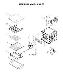 Internal Oven Parts parts for Jenn-Air Range JDRP430WP02 from AppliancePartsPros.com