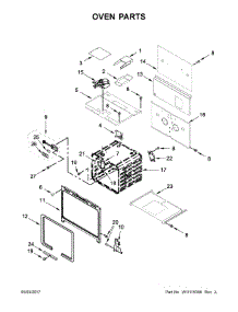 Oven Parts parts for Jenn-Air Range JDRP436WP03 from AppliancePartsPros.com
