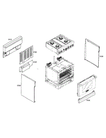 Cabinet Parts parts for Thermador Range PRD304EG/02 from AppliancePartsPros.com
