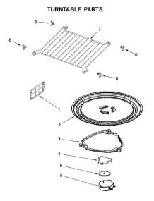 Turntable Parts parts for Maytag Microwave/Hood Combo YMMV4205FW2 from AppliancePartsPros.com
