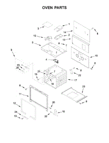 Oven Parts parts for Jenn-Air Range JDRP536WP03 from AppliancePartsPros.com