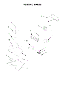Venting Parts parts for Jenn-Air Range JDRP536WP03 from AppliancePartsPros.com