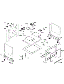 Cabinet parts for Thermador Range PRD304EG/06 from AppliancePartsPros.com