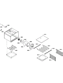 Oven Cell parts for Thermador Range PRD304EG/07 from AppliancePartsPros.com