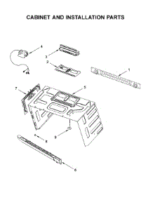 Cabinet And Installation Parts parts for Maytag Microwave/Hood Combo YMMV6190FZ2 from AppliancePartsPros.com