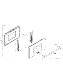 Door Assy parts for Thermador Range PRD304EG/12 from AppliancePartsPros.com