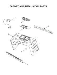 Cabinet And Installation Parts parts for Maytag Microwave/Hood Combo MMV4205FW5 from AppliancePartsPros.com