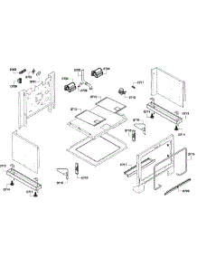 Cabinet parts for Thermador Range PRD304EG/12 from AppliancePartsPros.com