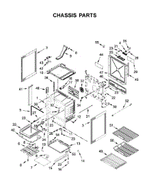 Chassis Parts parts for Jenn-Air Electric Range JES1750FB1 from AppliancePartsPros.com