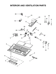 Interior And Ventilation Parts parts for Maytag Microwave/Hood Combo MMV6190FZ1 from AppliancePartsPros.com