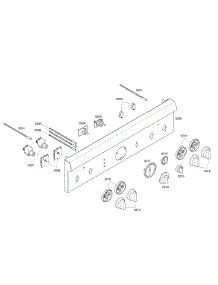 Control Panel parts for Thermador Range PRD304EHU/04 from AppliancePartsPros.com