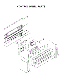 Control Panel Parts parts for Kitchenaid Electric Range KFID500ESS02 from AppliancePartsPros.com