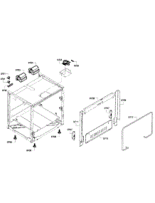 Cabinet 2 parts for Thermador Range PRD304GHC/03 from AppliancePartsPros.com
