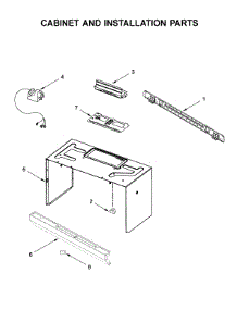 Cabinet And Installation Parts parts for Maytag Microwave/Hood Combo YMMV1174FZ1 from AppliancePartsPros.com