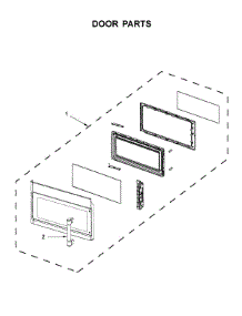 Door Parts parts for Maytag Microwave/Hood Combo YMMV1174FZ1 from AppliancePartsPros.com
