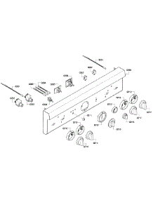 Front Panel parts for Thermador Range PRD304GHC/03 from AppliancePartsPros.com