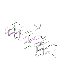 Door Parts parts for Jenn-Air Range JESS8860CCS01 from AppliancePartsPros.com