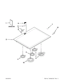 Cooktop Parts parts for Jenn-Air Range JESS8860CCS01 from AppliancePartsPros.com