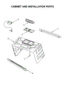 Cabinet And Installation Parts parts for Maytag Microwave/Hood Combo YMMV4206FZ4 from AppliancePartsPros.com
