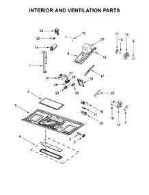 Interior And Ventilation Parts parts for Maytag Microwave/Hood Combo YMMV4205DB3 from AppliancePartsPros.com