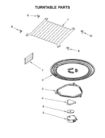 Turntable Parts parts for Maytag Microwave/Hood Combo YMMV4205DB3 from AppliancePartsPros.com