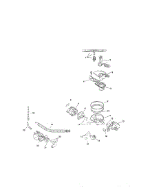 Component Assemblies parts for Bosch Dishwasher SMI7052UC/14 / FD 7902 from AppliancePartsPros.com