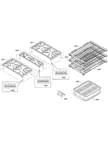 Grates / Shelfs parts for Thermador Range PRD304GHU/10 from AppliancePartsPros.com