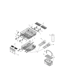 Racks parts for Bosch Dishwasher SMI7052US/08 / FD 7208 from AppliancePartsPros.com