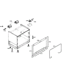 Cabinet 2 parts for Thermador Range PRD366EHC/07 from AppliancePartsPros.com