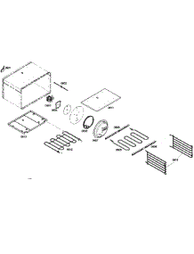 Oven Cavity parts for Thermador Range PRD366EHC/07 from AppliancePartsPros.com