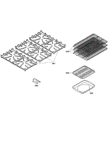 Grate Assy parts for Thermador Range PRD366EHC/07 from AppliancePartsPros.com