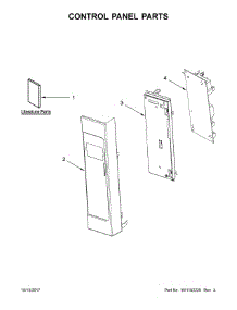 Control Panel Parts parts for Maytag Microwave/Hood Combo MMV5219FZ3 from AppliancePartsPros.com