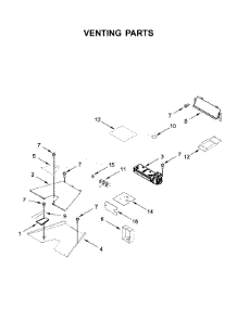 Venting Parts parts for Jenn-Air Range JDRP548WP03 from AppliancePartsPros.com