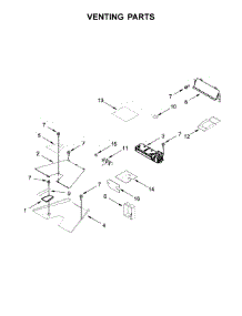 Venting Parts parts for Jenn-Air Range JDRP548WP03 from AppliancePartsPros.com