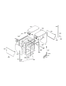 Tub parts for Bosch Dishwasher SHX56B06UC/23 from AppliancePartsPros.com