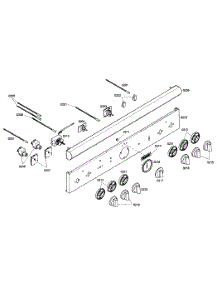 Front Panel parts for Thermador Range PRD364ELHU02 from AppliancePartsPros.com
