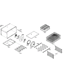 Oven Parts parts for Thermador Range PRD364ELHU02 from AppliancePartsPros.com