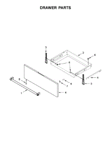 Drawer Parts parts for Kitchenaid Electric Range KSEG700ESS2 from AppliancePartsPros.com