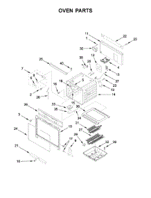 Oven Parts parts for Jenn-Air Range JLRP430WP01 from AppliancePartsPros.com