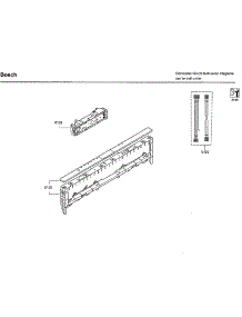 Power Supply Unit parts for Bosch Dishwasher SHX9PT75UC/73 from AppliancePartsPros.com