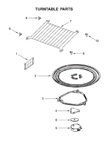 Turntable Parts parts for Maytag Microwave/Hood Combo MMV4206FW4 from AppliancePartsPros.com