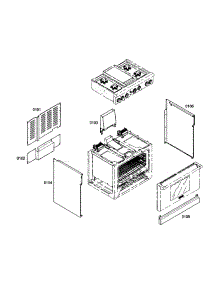 Cabinet Parts parts for Thermador Gas Range PRG364EDG03 from AppliancePartsPros.com
