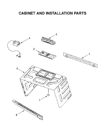 Cabinet And Installation Parts parts for Maytag Microwave/Hood Combo MMV4206FW5 from AppliancePartsPros.com