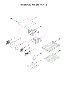 Internal Oven Parts parts for Kitchenaid Electric Range KFED500EBS00 from AppliancePartsPros.com