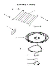 Turntable Parts parts for Maytag Microwave/Hood Combo MMV4206FW5 from AppliancePartsPros.com