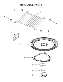 Turntable Parts parts for Maytag Microwave/Hood Combo MMV4206HK0 from AppliancePartsPros.com