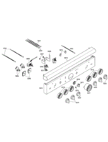 Control Panel parts for Thermador Gas Range PRG364EDG04 from AppliancePartsPros.com