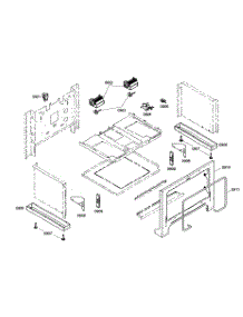 Mounting Assy parts for Thermador Gas Range PRG364EDG04 from AppliancePartsPros.com