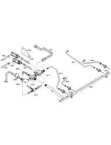 Connections parts for Thermador Gas Range PRG364EDG04 from AppliancePartsPros.com